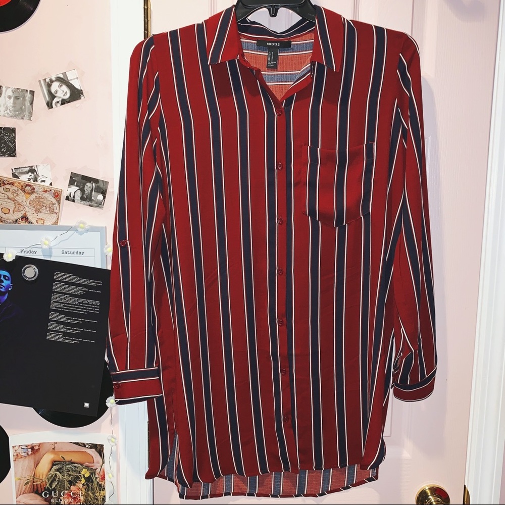 Striped Mini Dress / F21